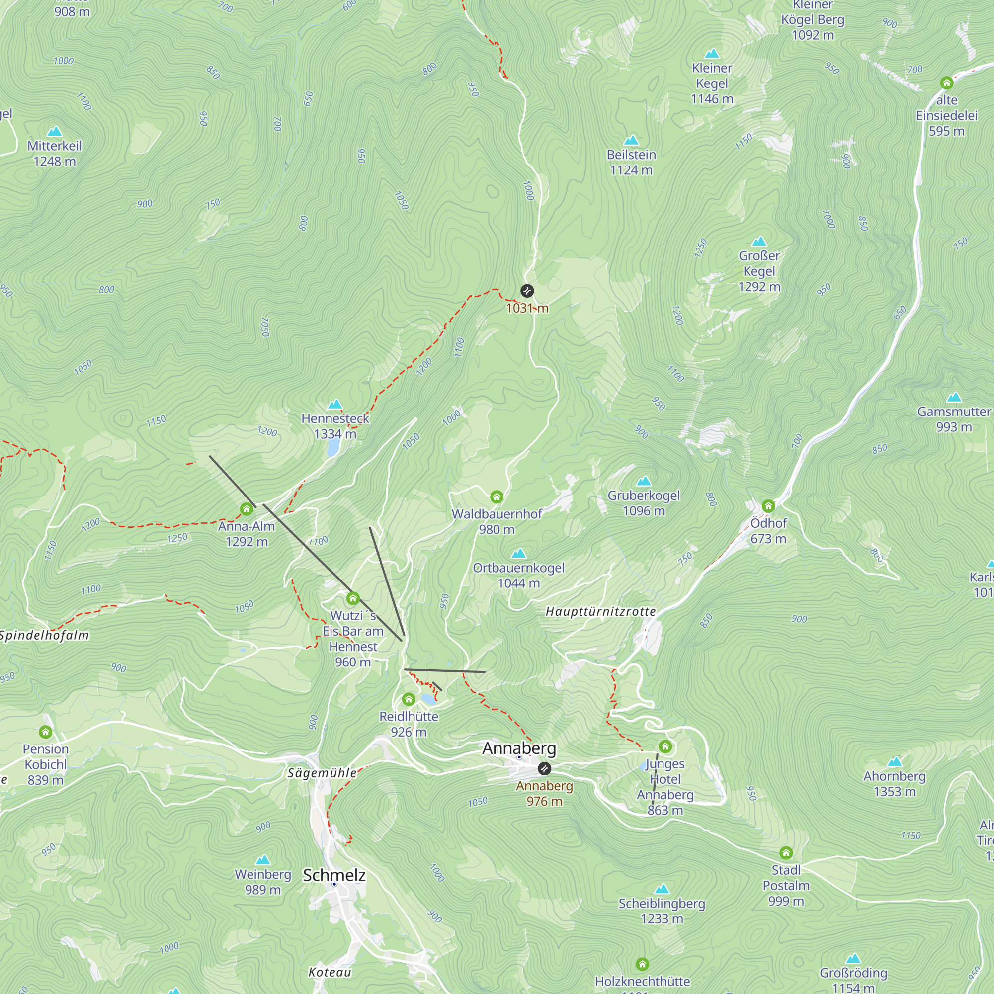 Waldbauernhof map