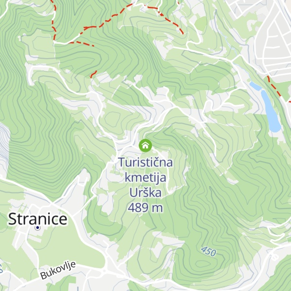 Map of Turistična kmetija Urška