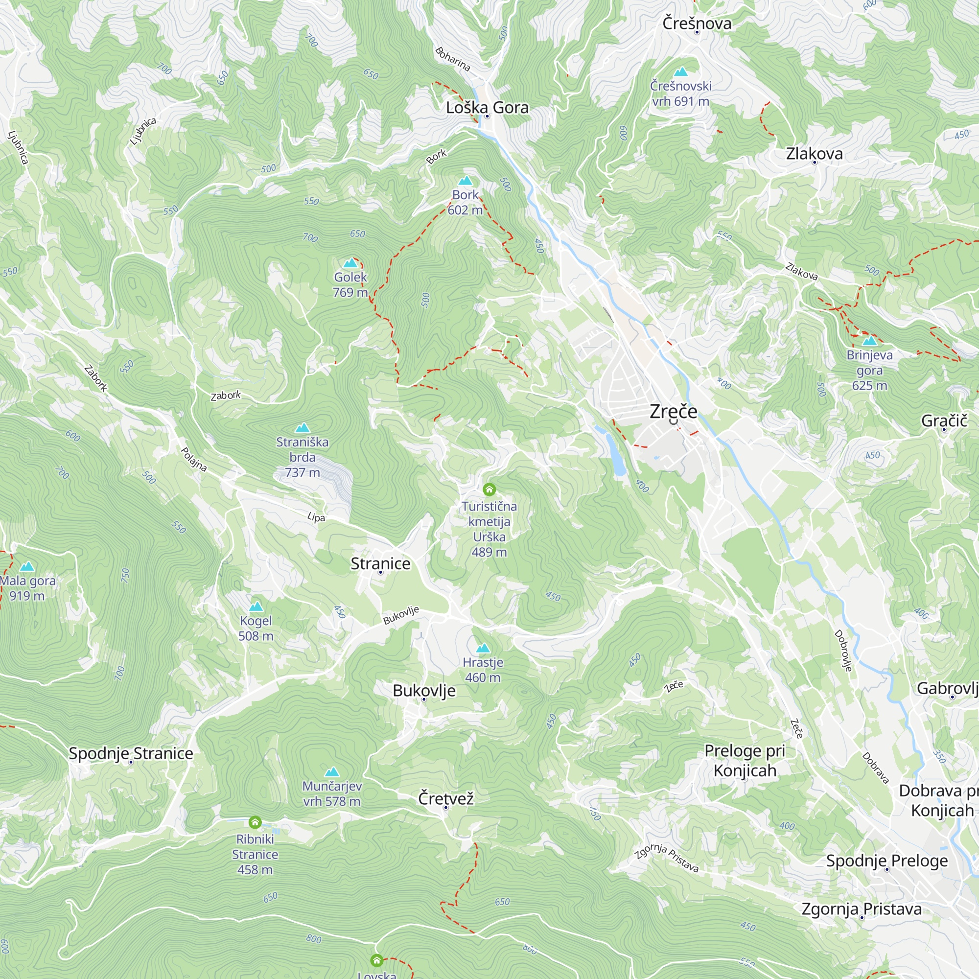 Turistična kmetija Urška map