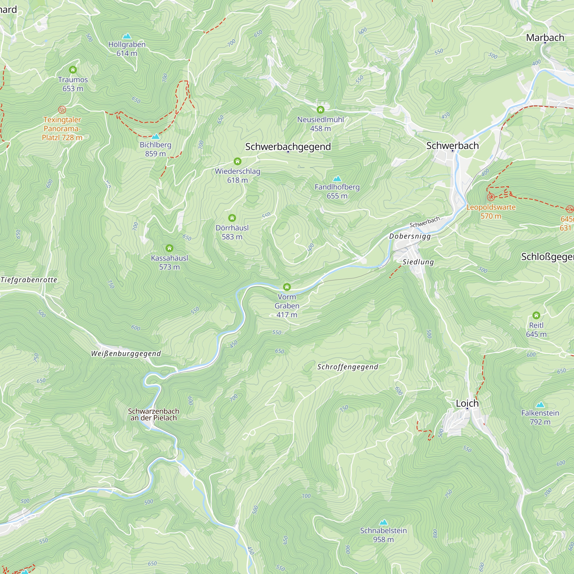 Vorm Graben map