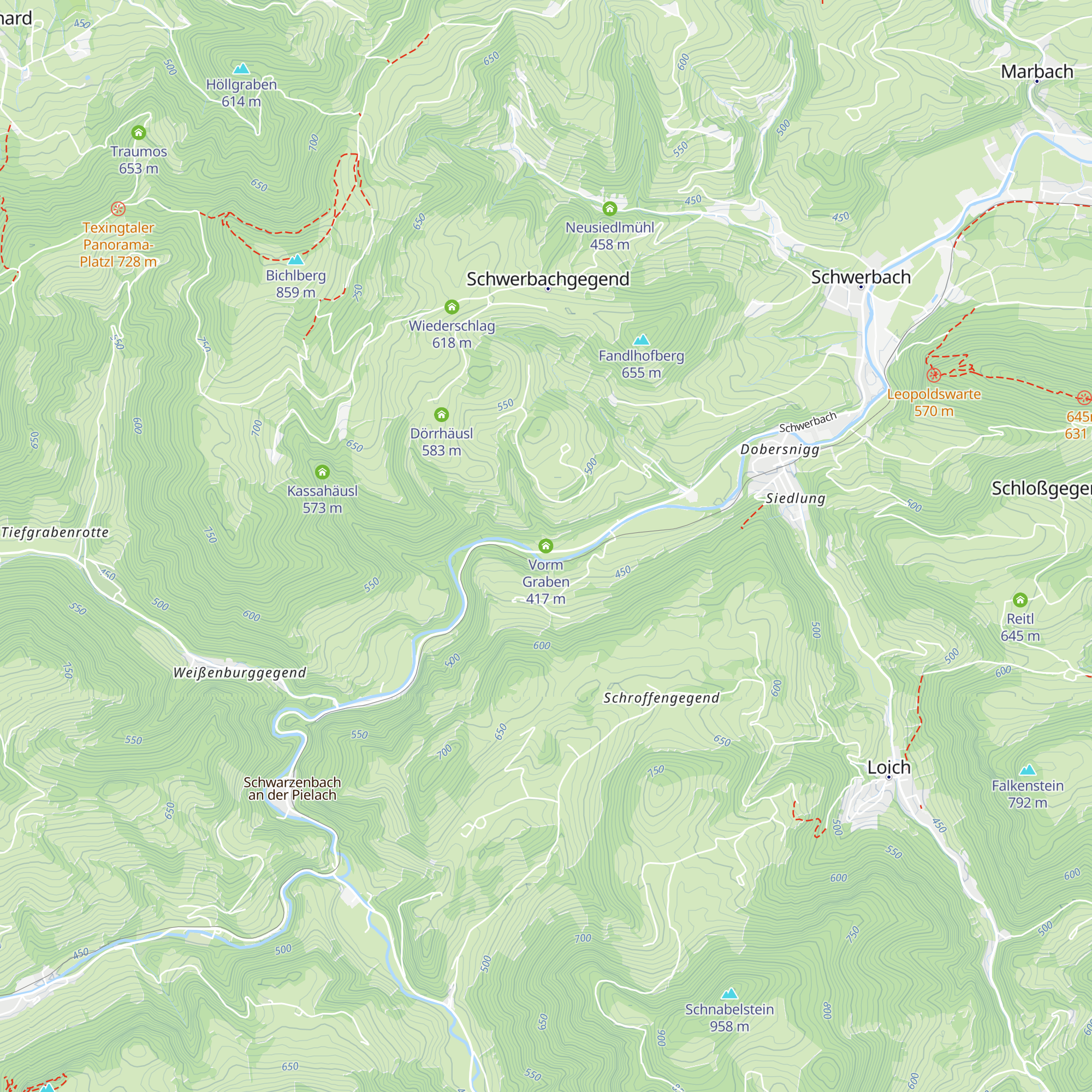 Vorm Graben map