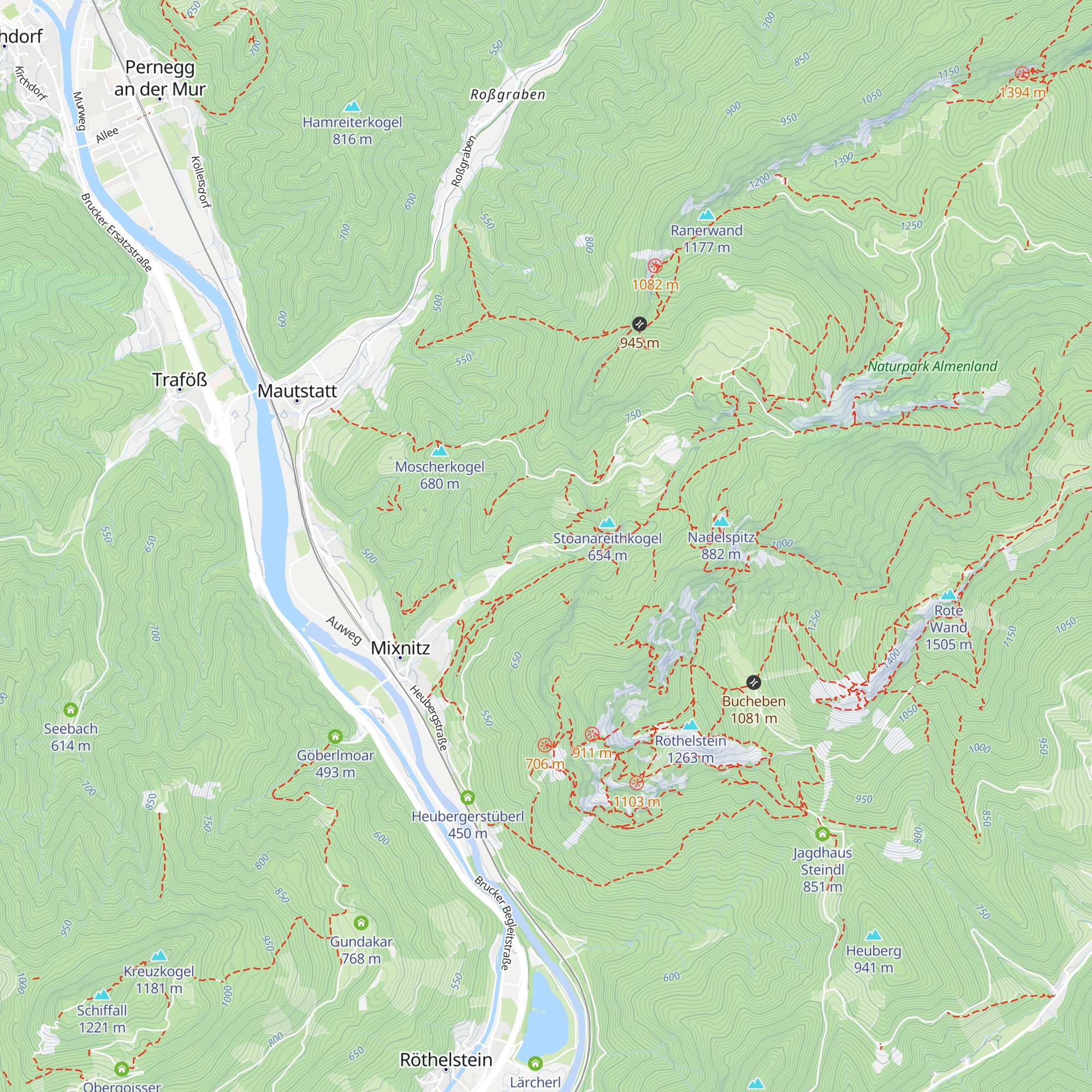 Jausenstation Grassauer map