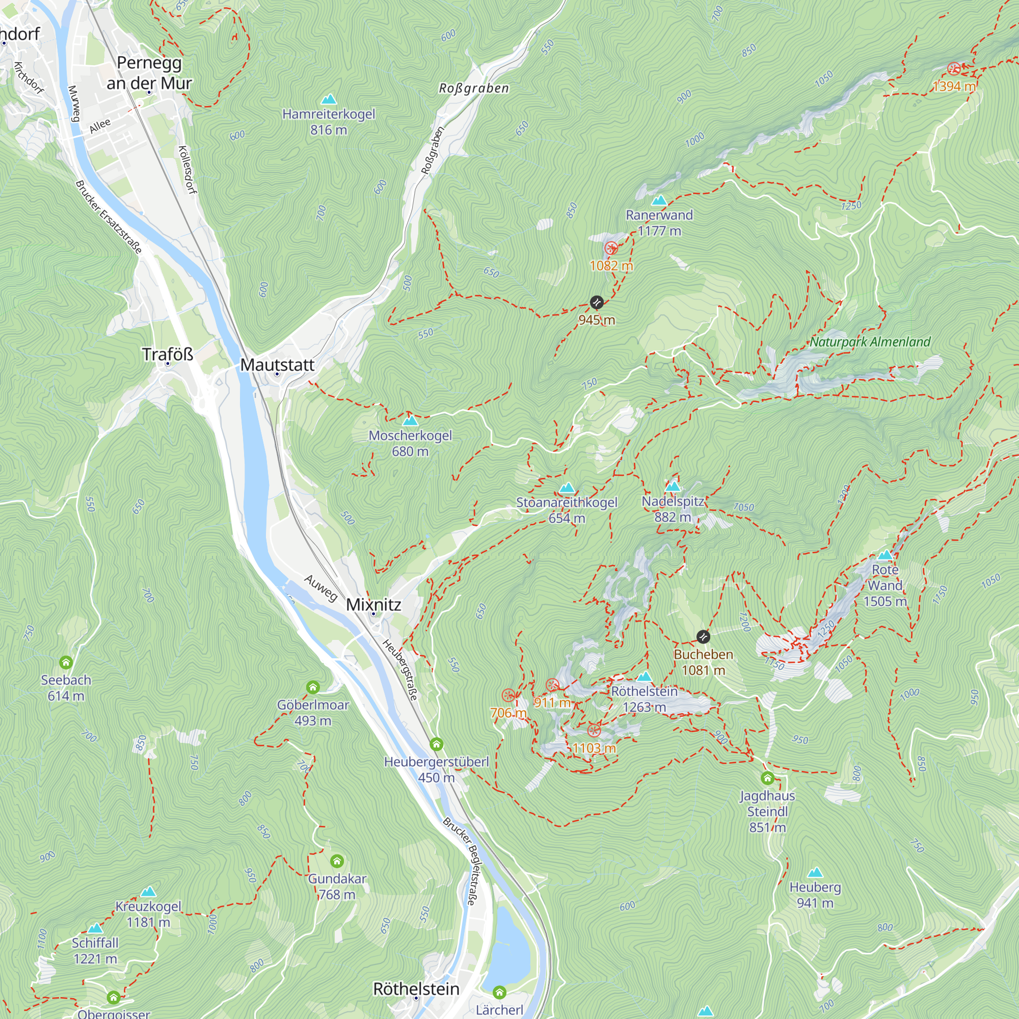 Jausenstation Grassauer map