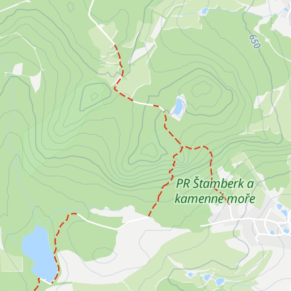 Map of Štamberk