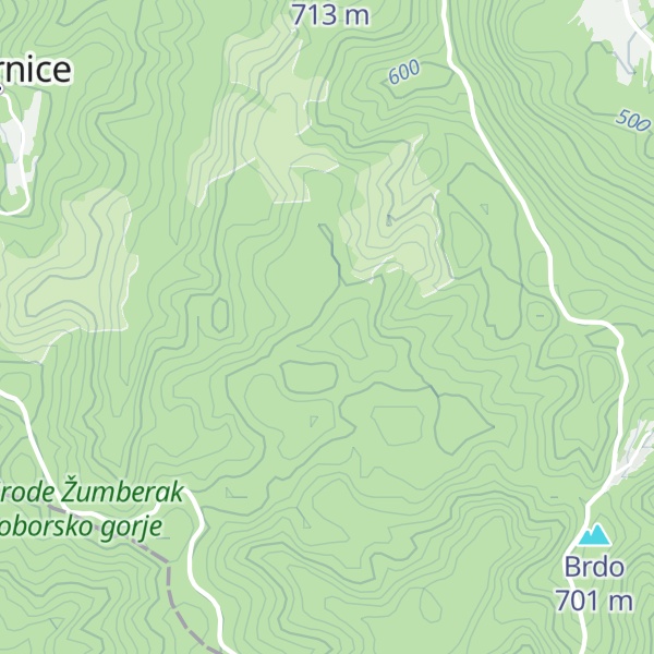 Map of Popreko brdo