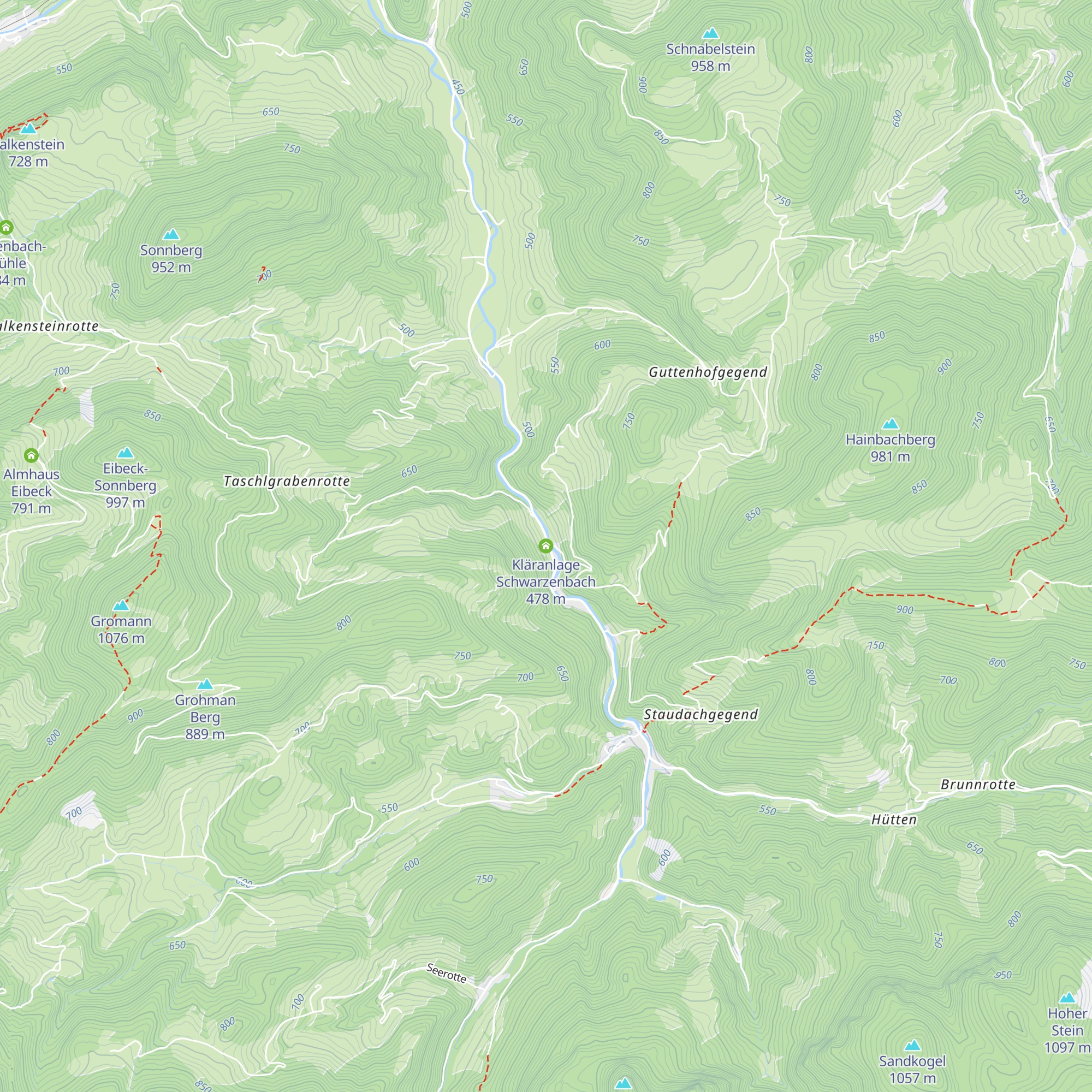 Kläranlage Schwarzenbach map