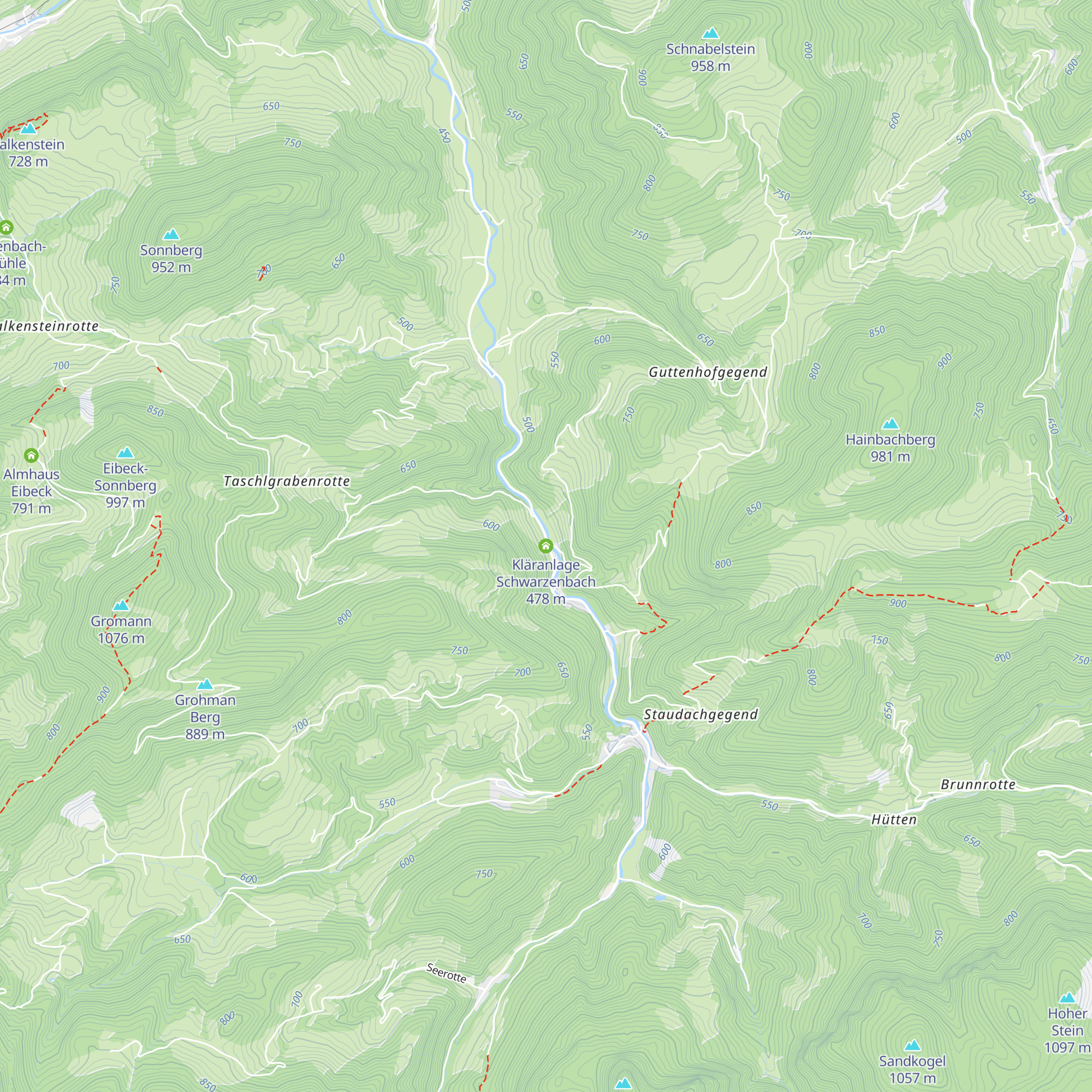 Kläranlage Schwarzenbach map