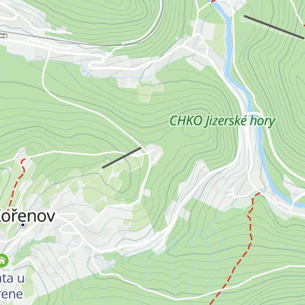 Map of Chata Lesni