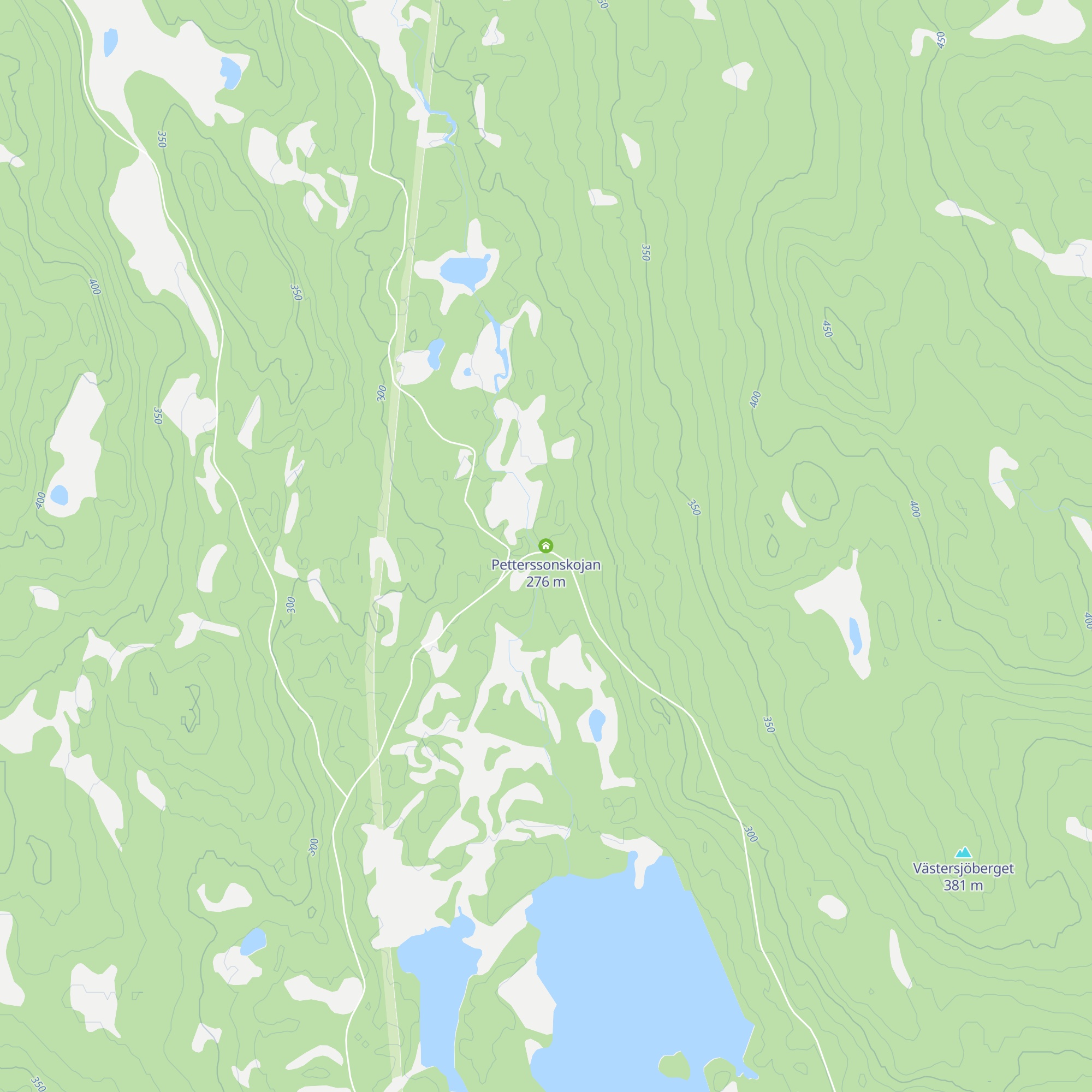 Petterssonskojan map