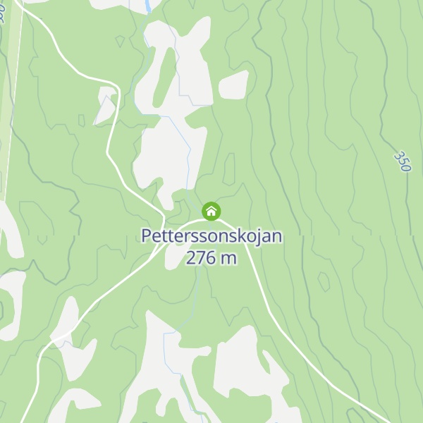 Map of Petterssonskojan