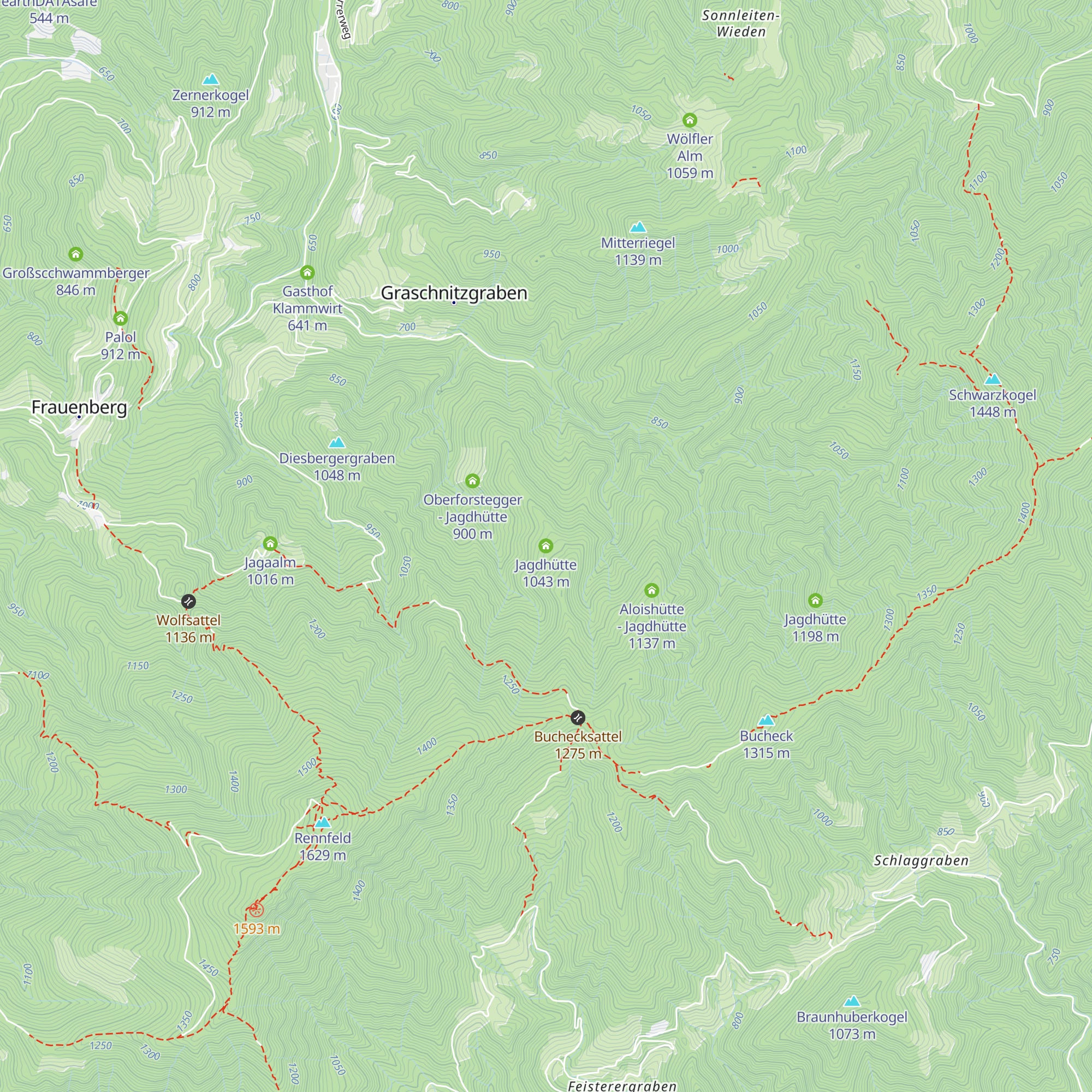 Jagdhütte map