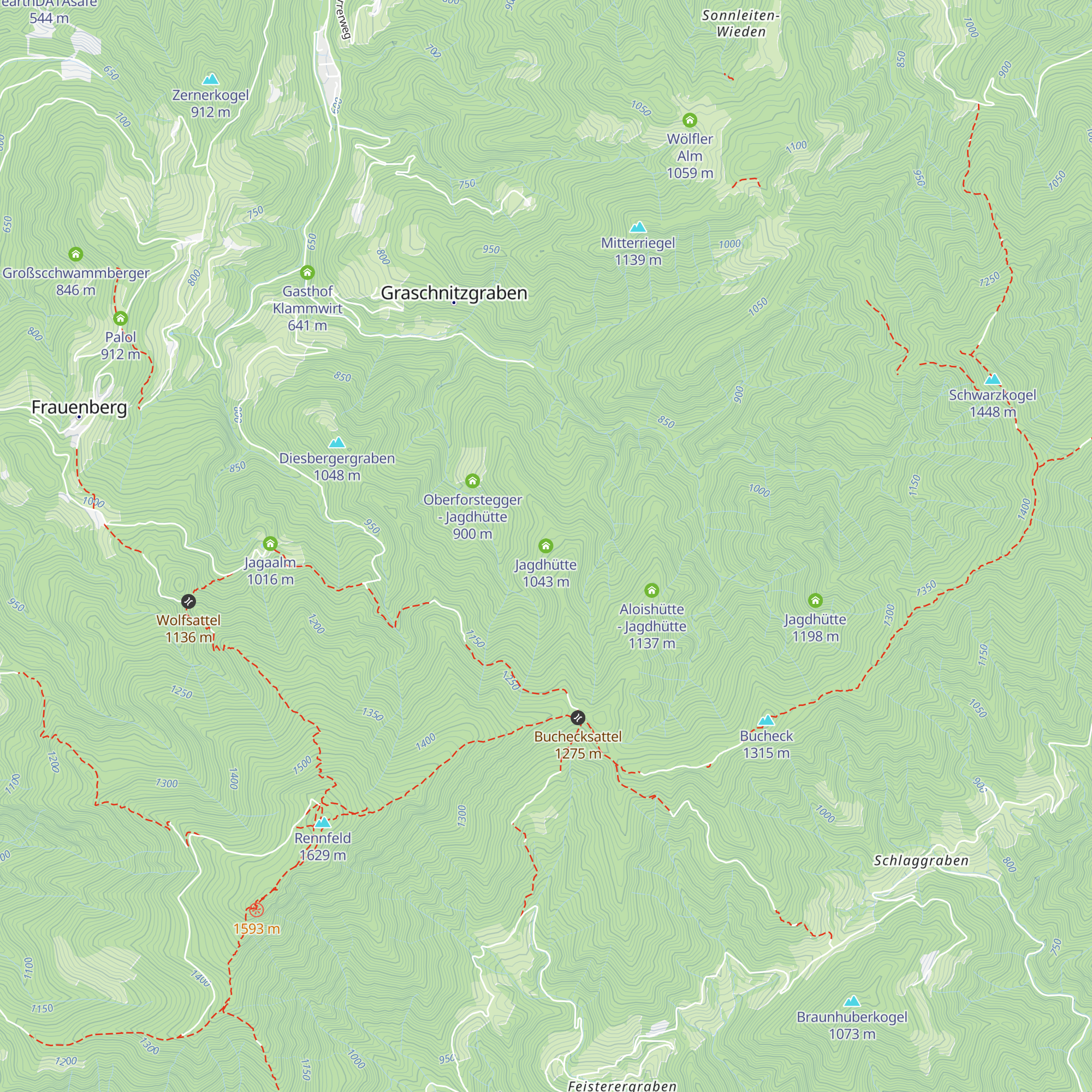 Jagdhütte map
