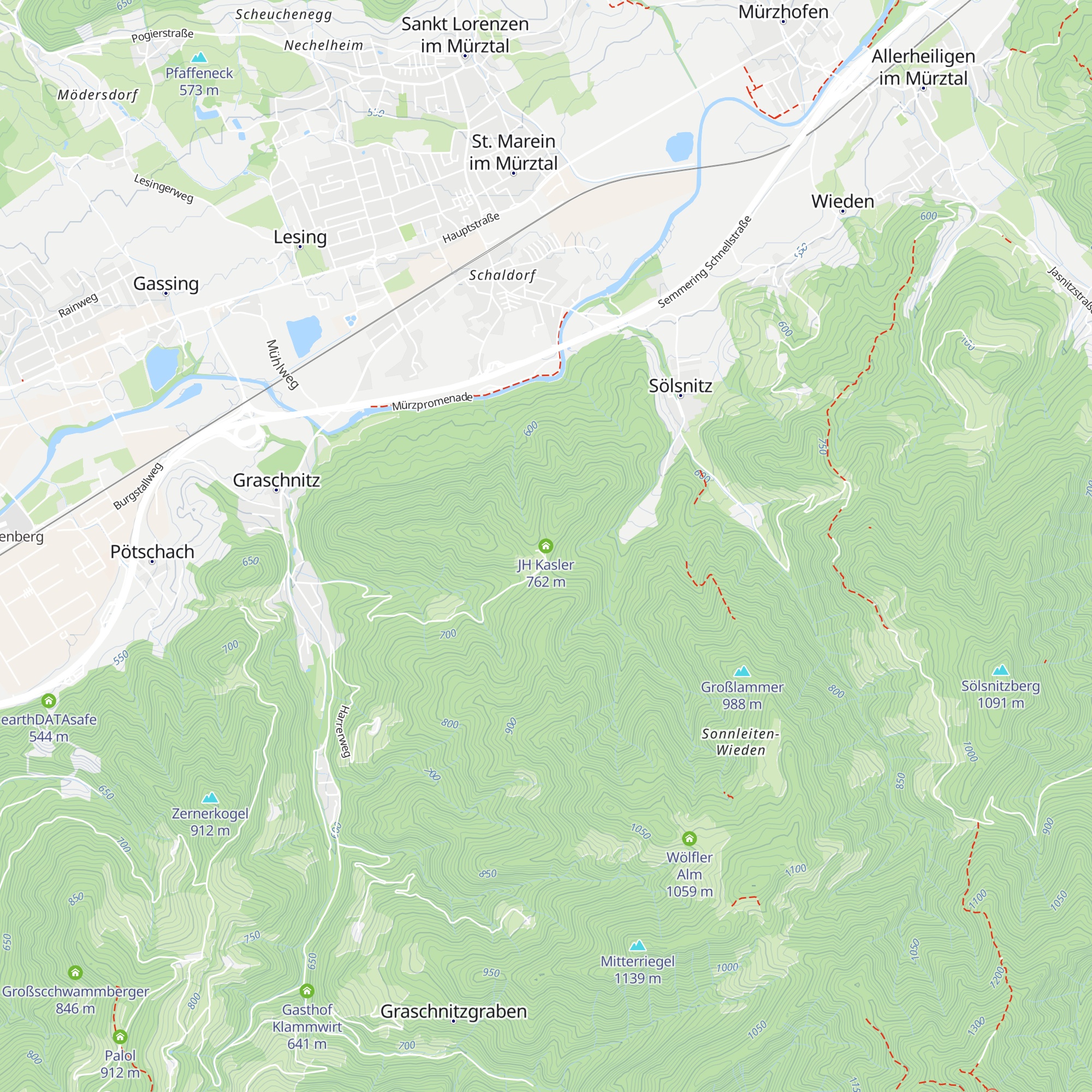 JH Kasler map