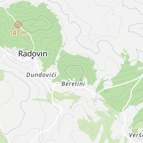 Map of Gradina