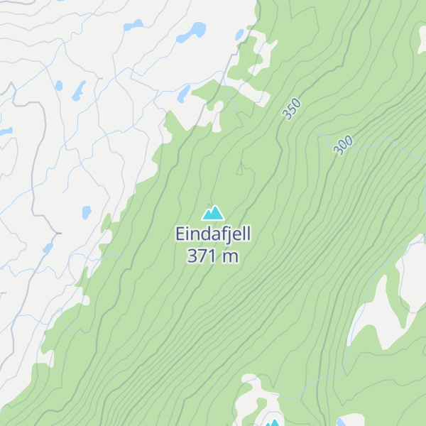 Map of Eindafjell