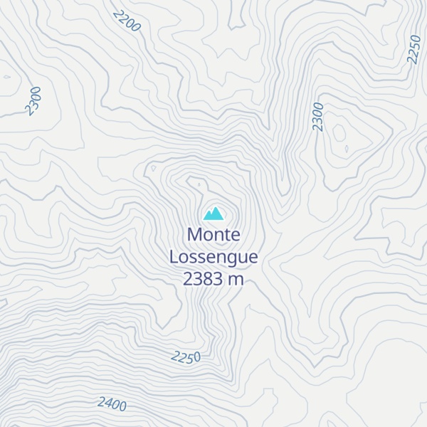 Map of Monte Lossengue