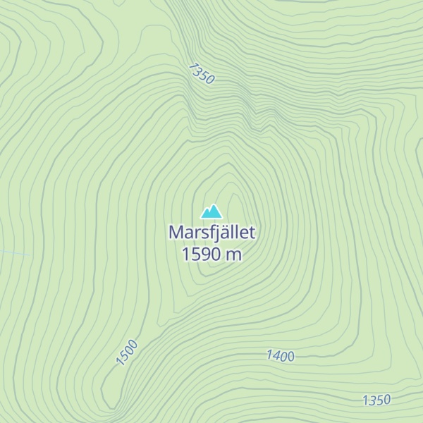 Map of Marsfjället
