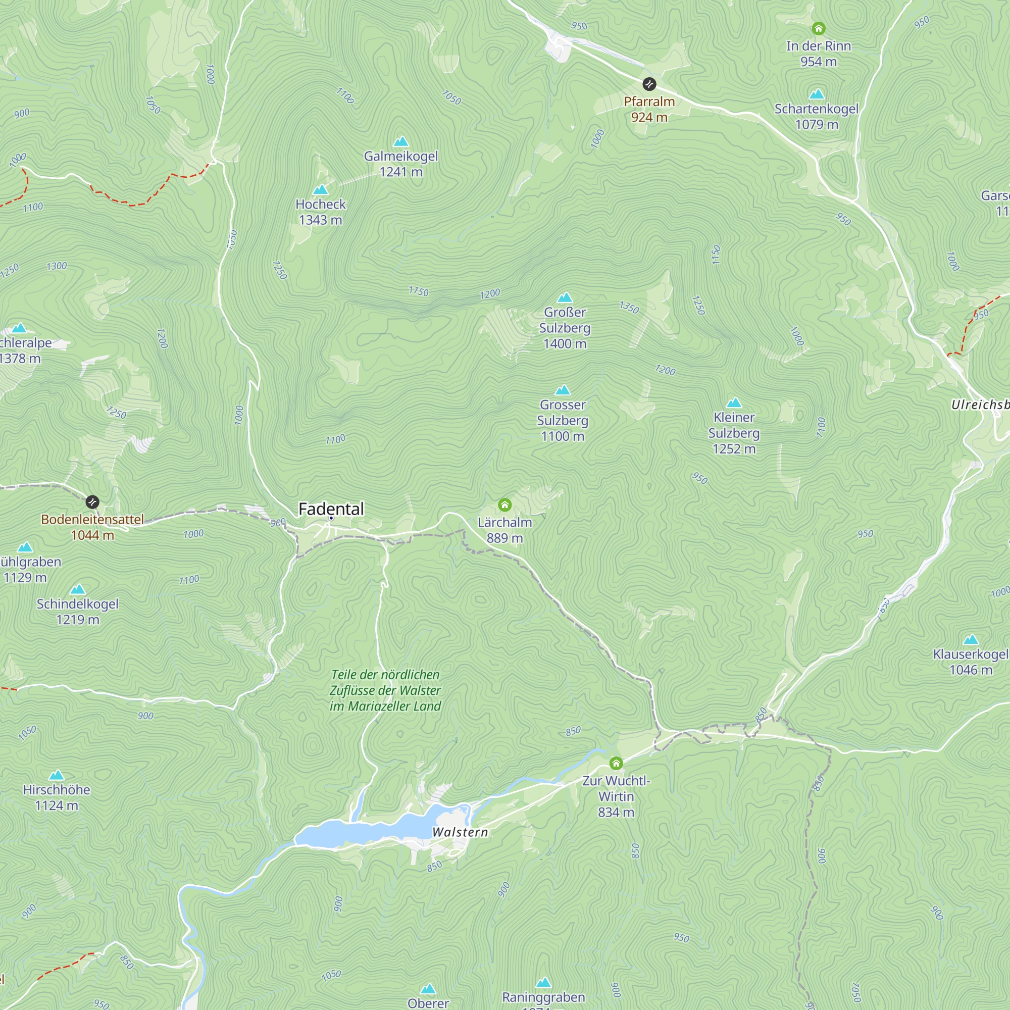 Lärchalm map