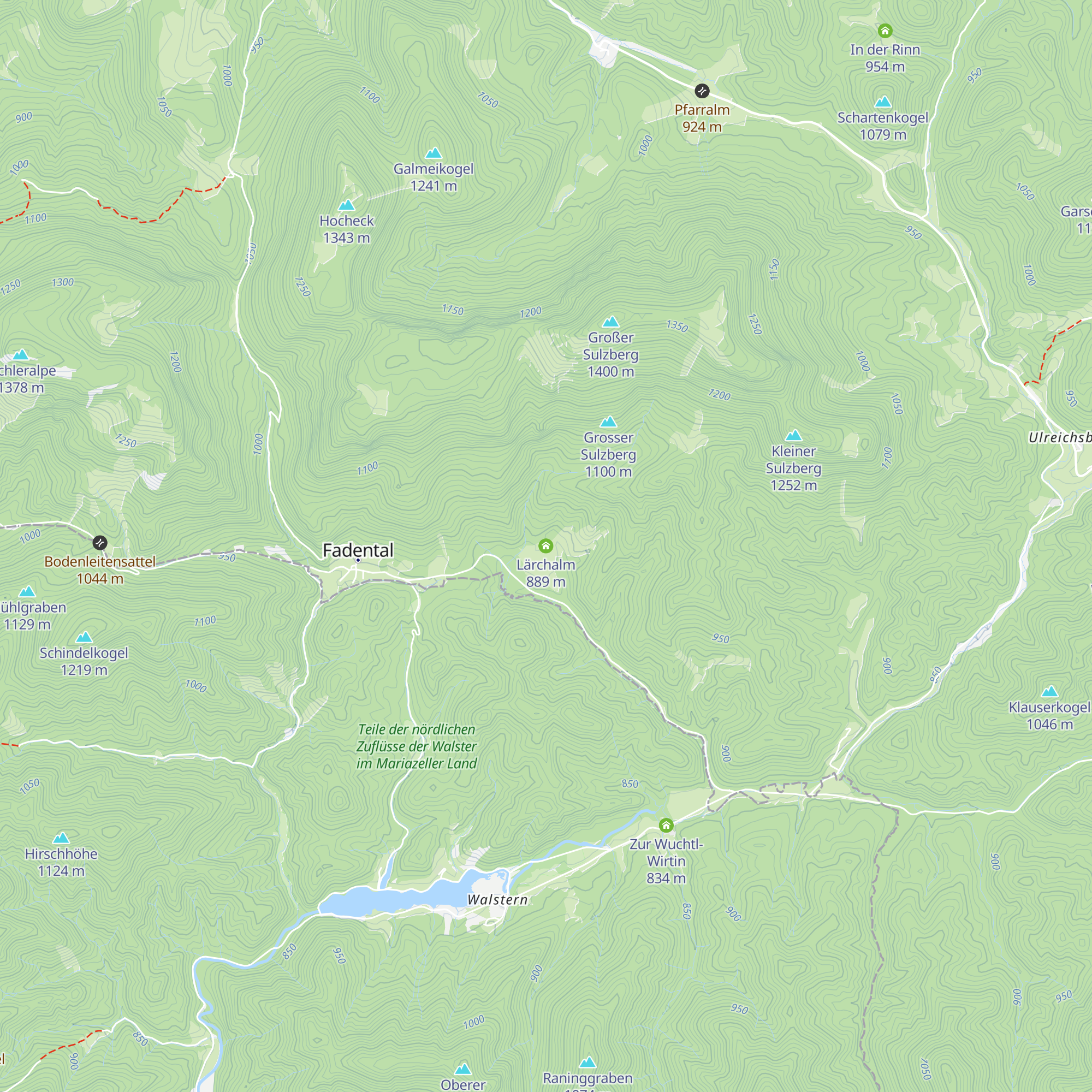 Lärchalm map