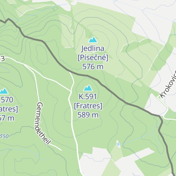 Map of K.591 [Fratres]