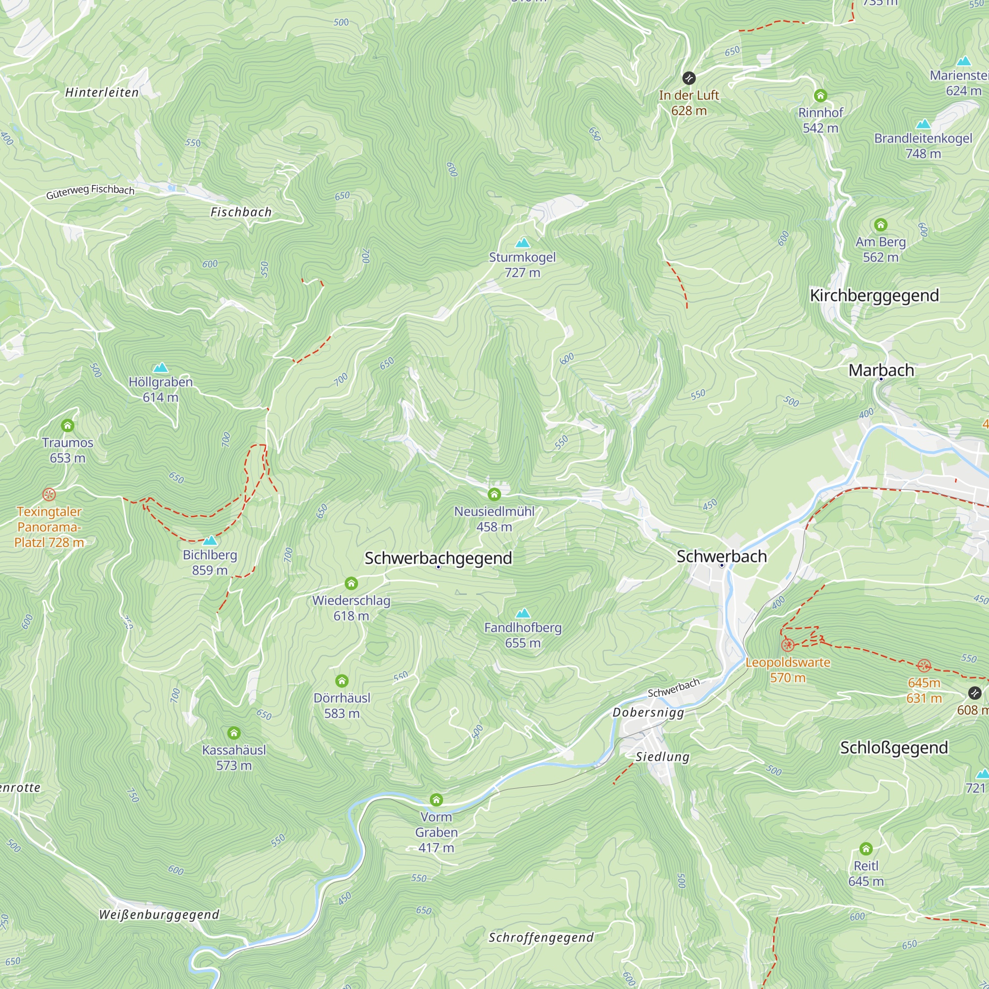 Neusiedlmühl map