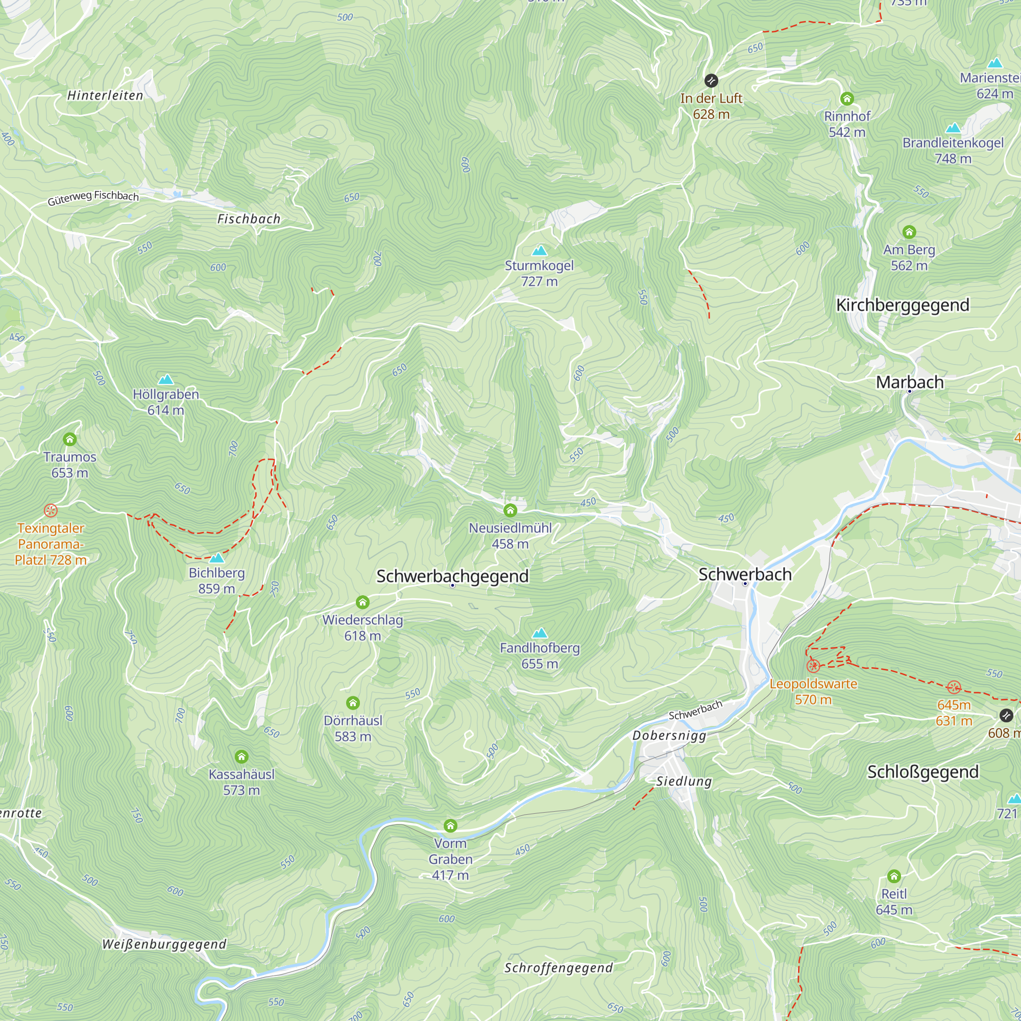 Neusiedlmühl map