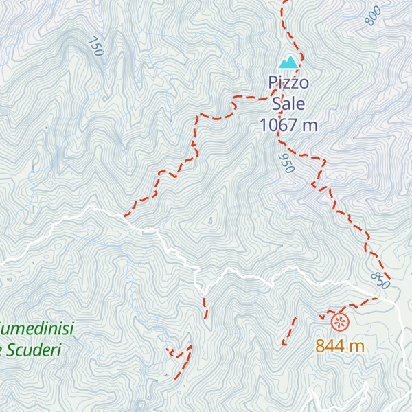 Map of Pizzo di Frinzi