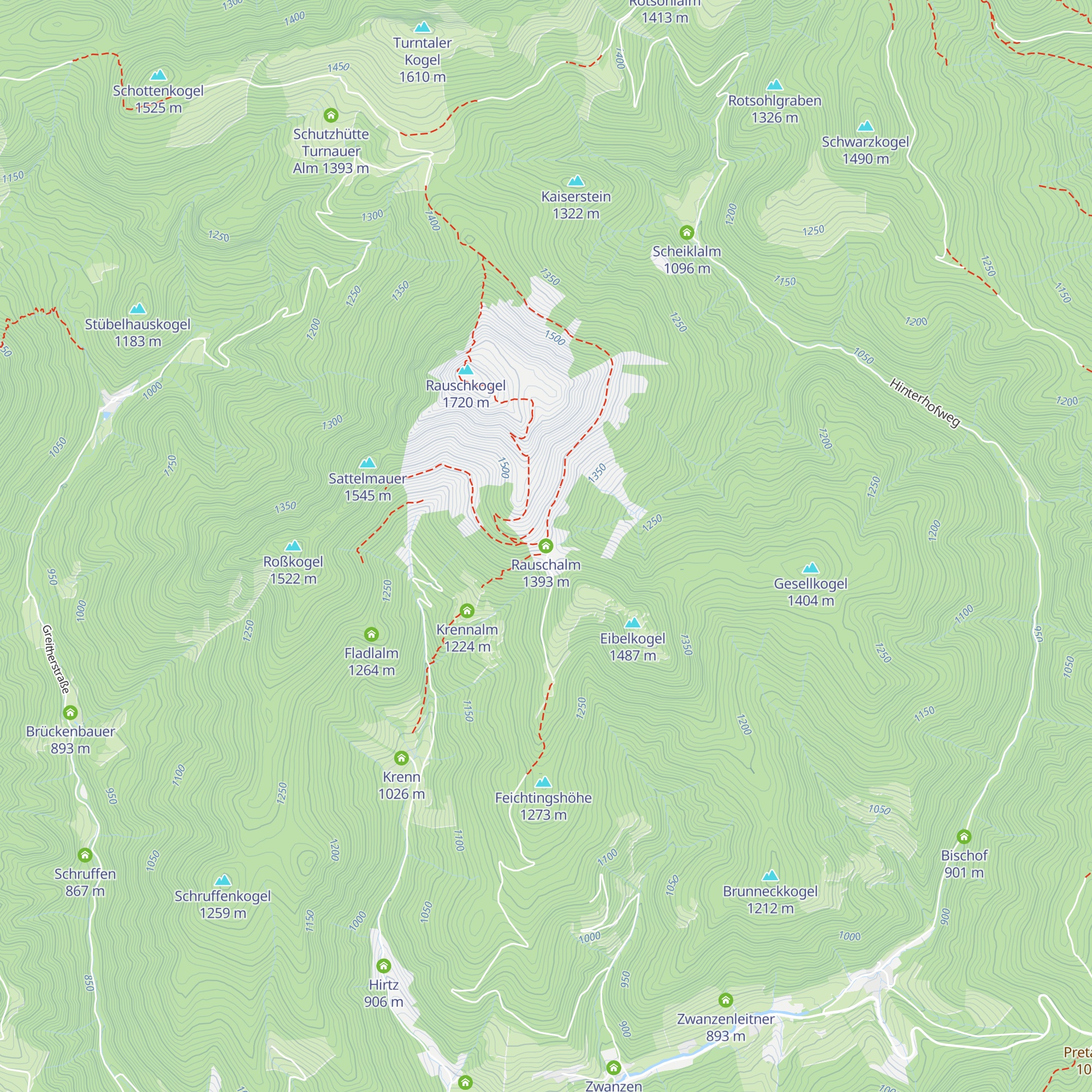 Rauschalm map