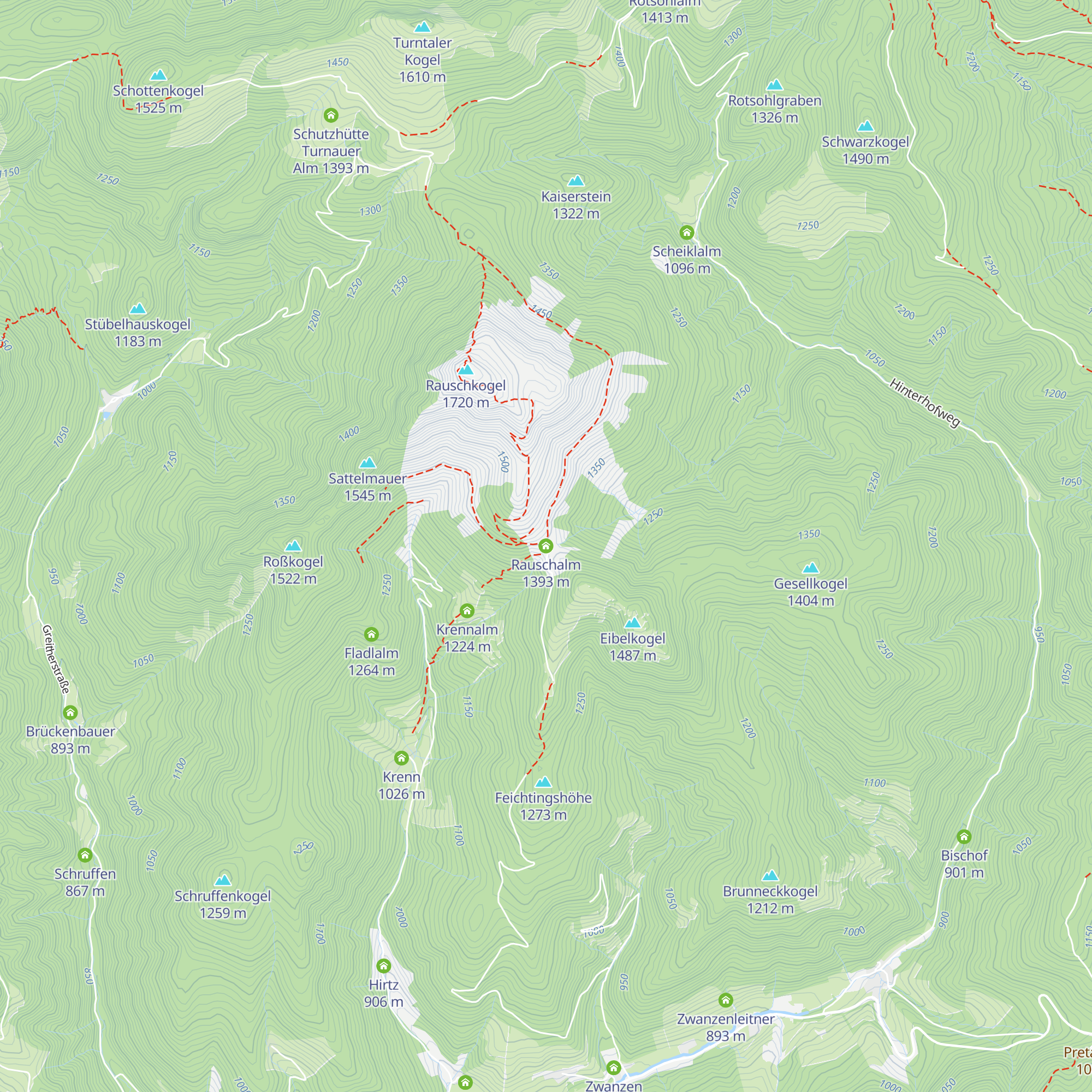 Rauschalm map