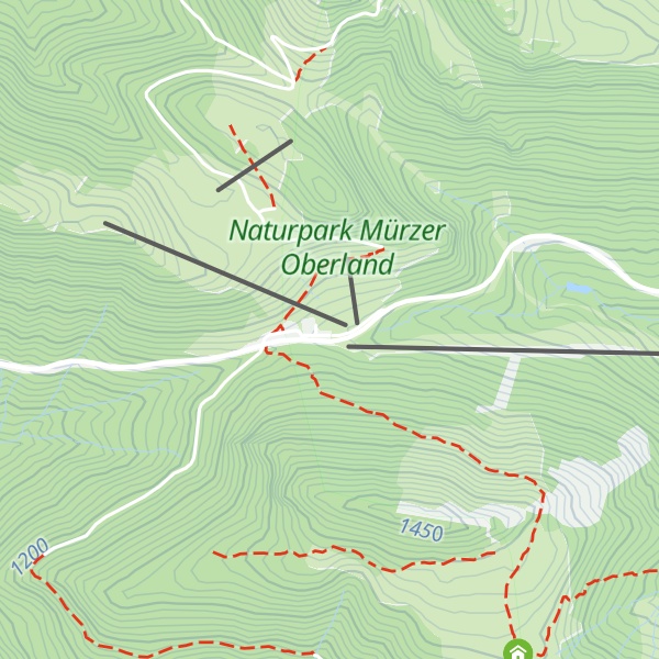 Map of Bergrettungshütte
