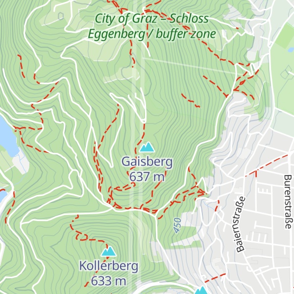 Map of Gaisberg
