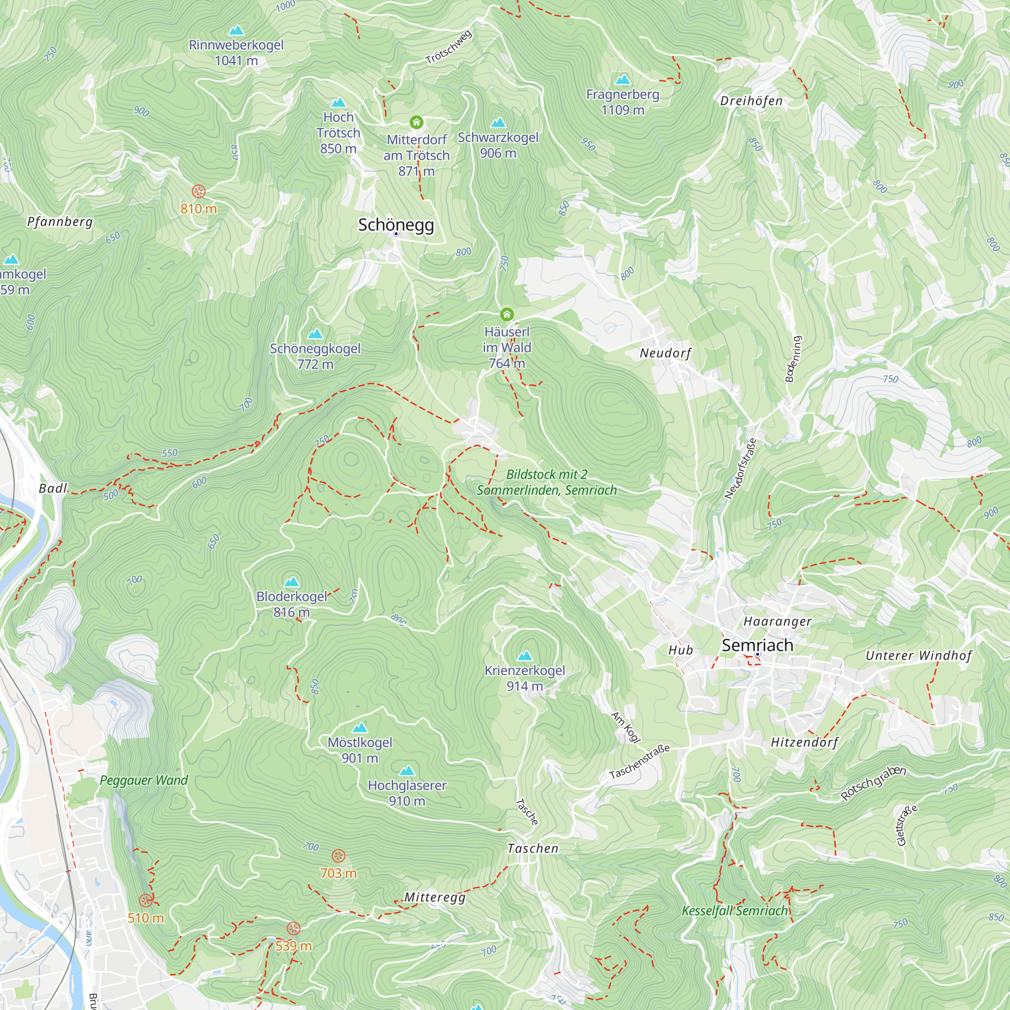 Lurgrotte Semriach map