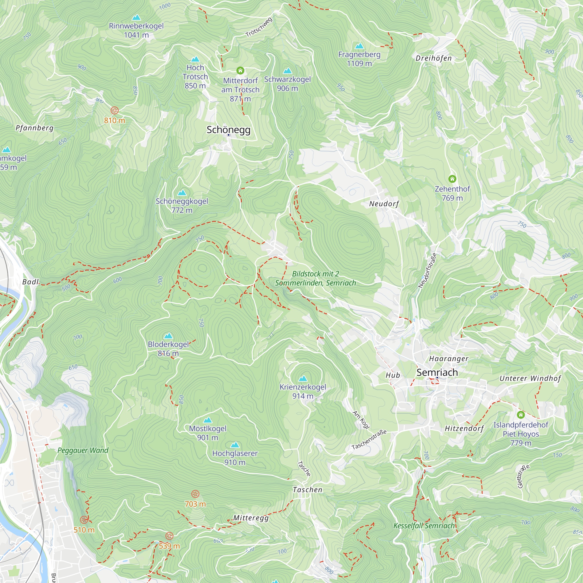 Lurgrotte Semriach map