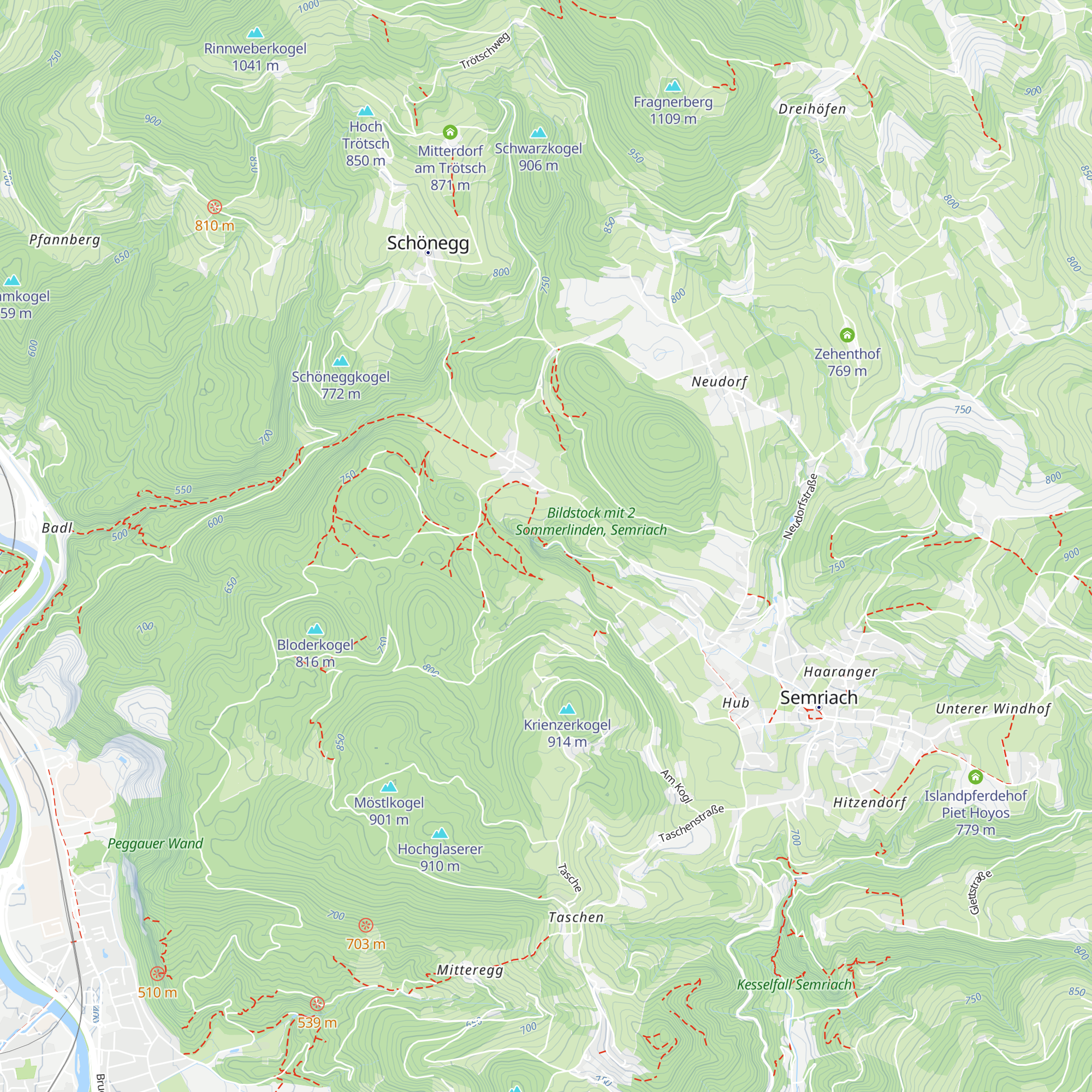 Lurgrotte Semriach map