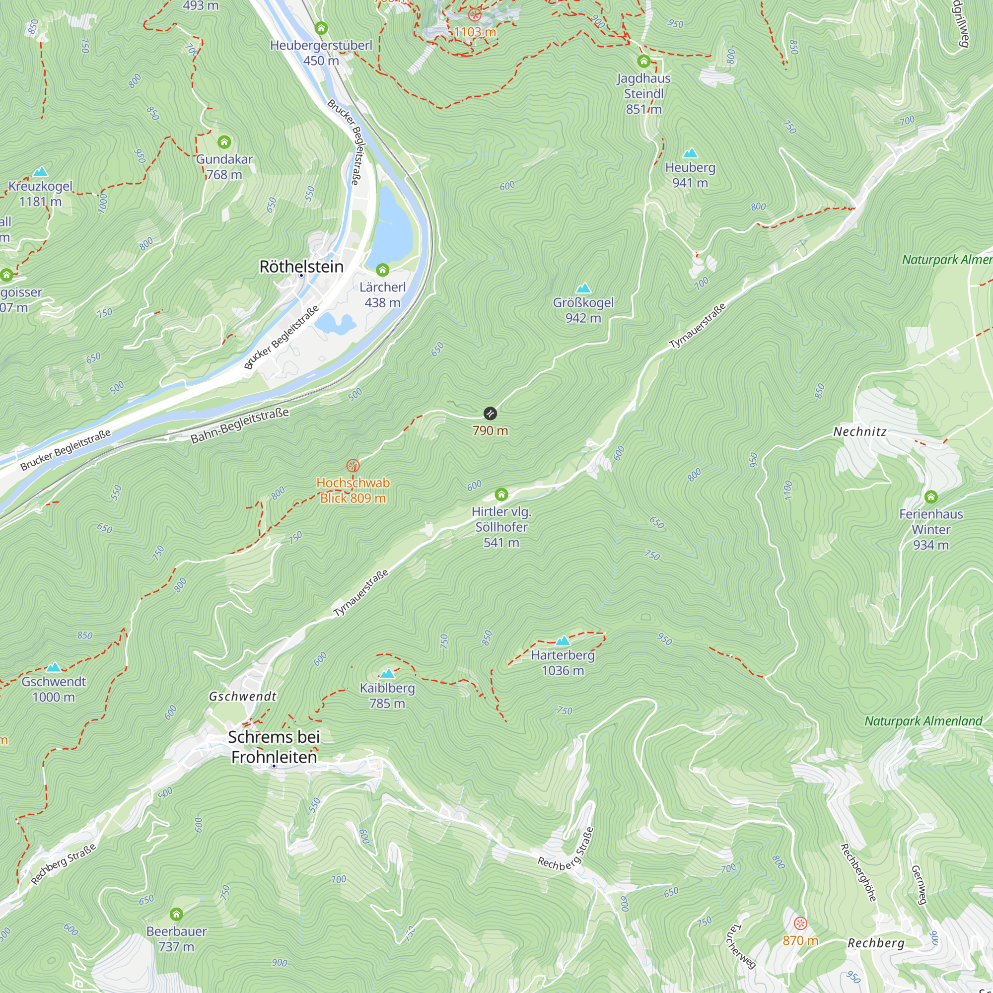 Forstdienstleistungen Hirtler Georg map
