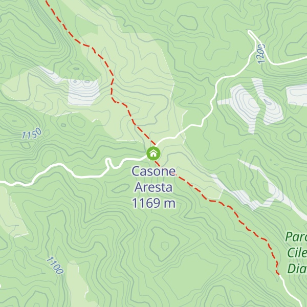 Map of Casone Aresta