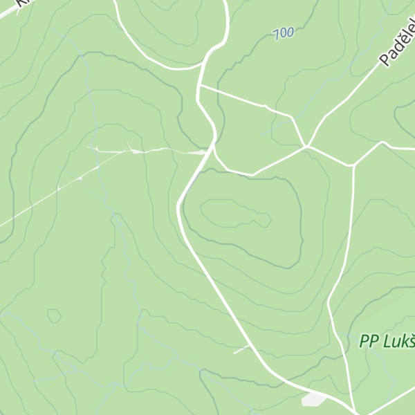 Map of Řídelovský kopec