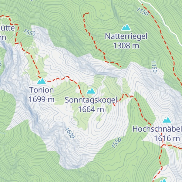 Map of Sonntagskogel