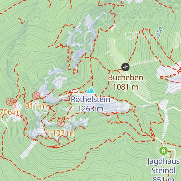 Map of Röthelstein