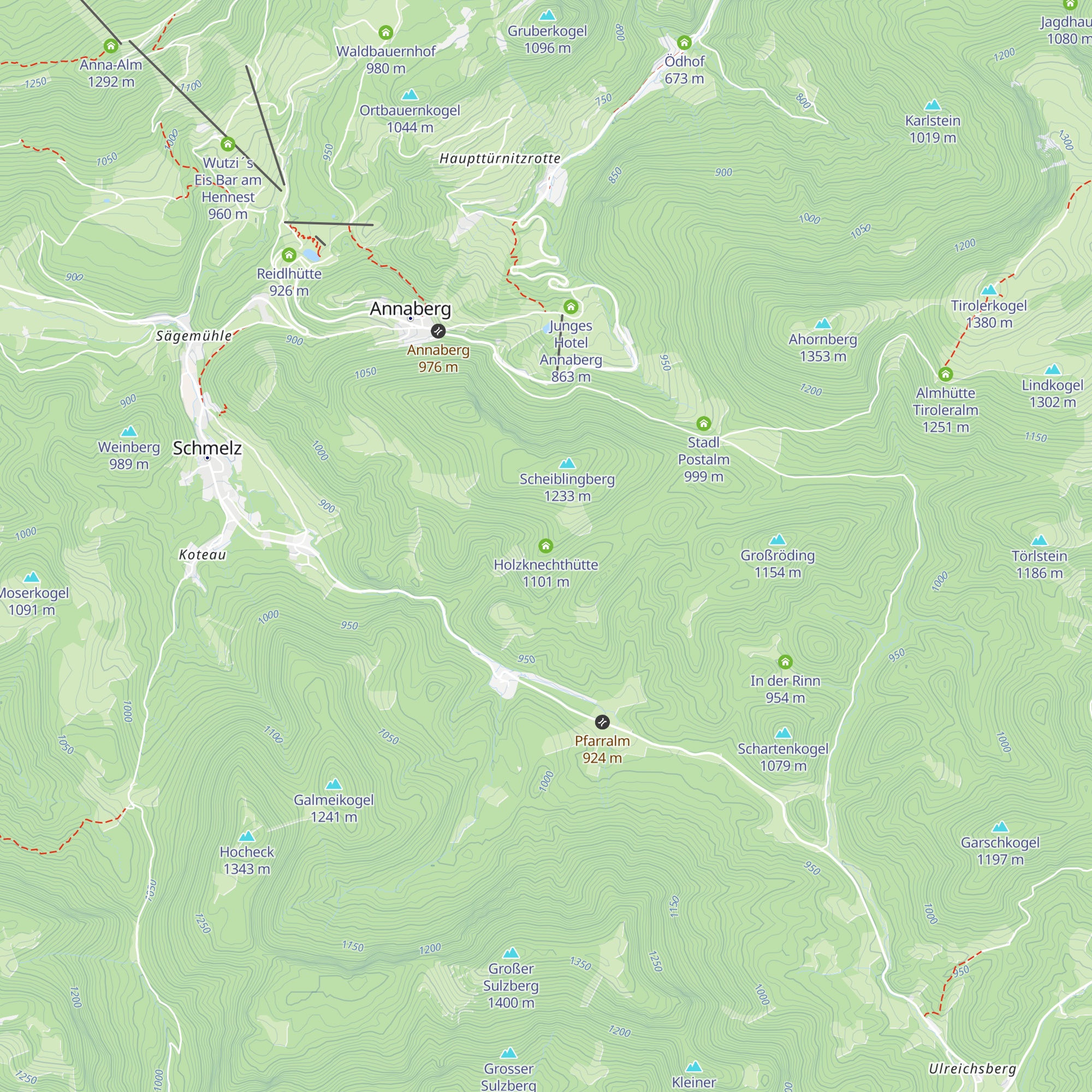 Holzknechthütte map