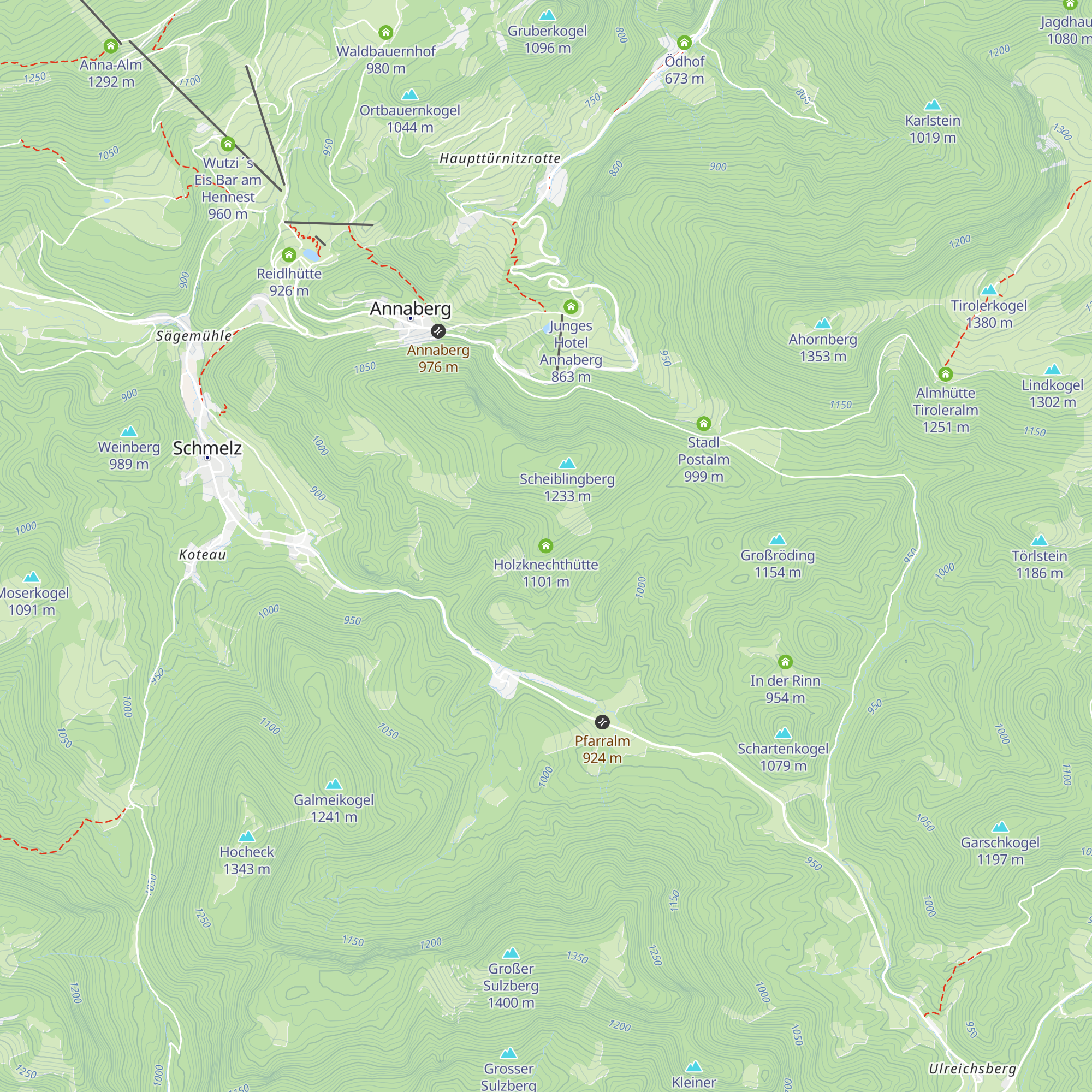 Holzknechthütte map