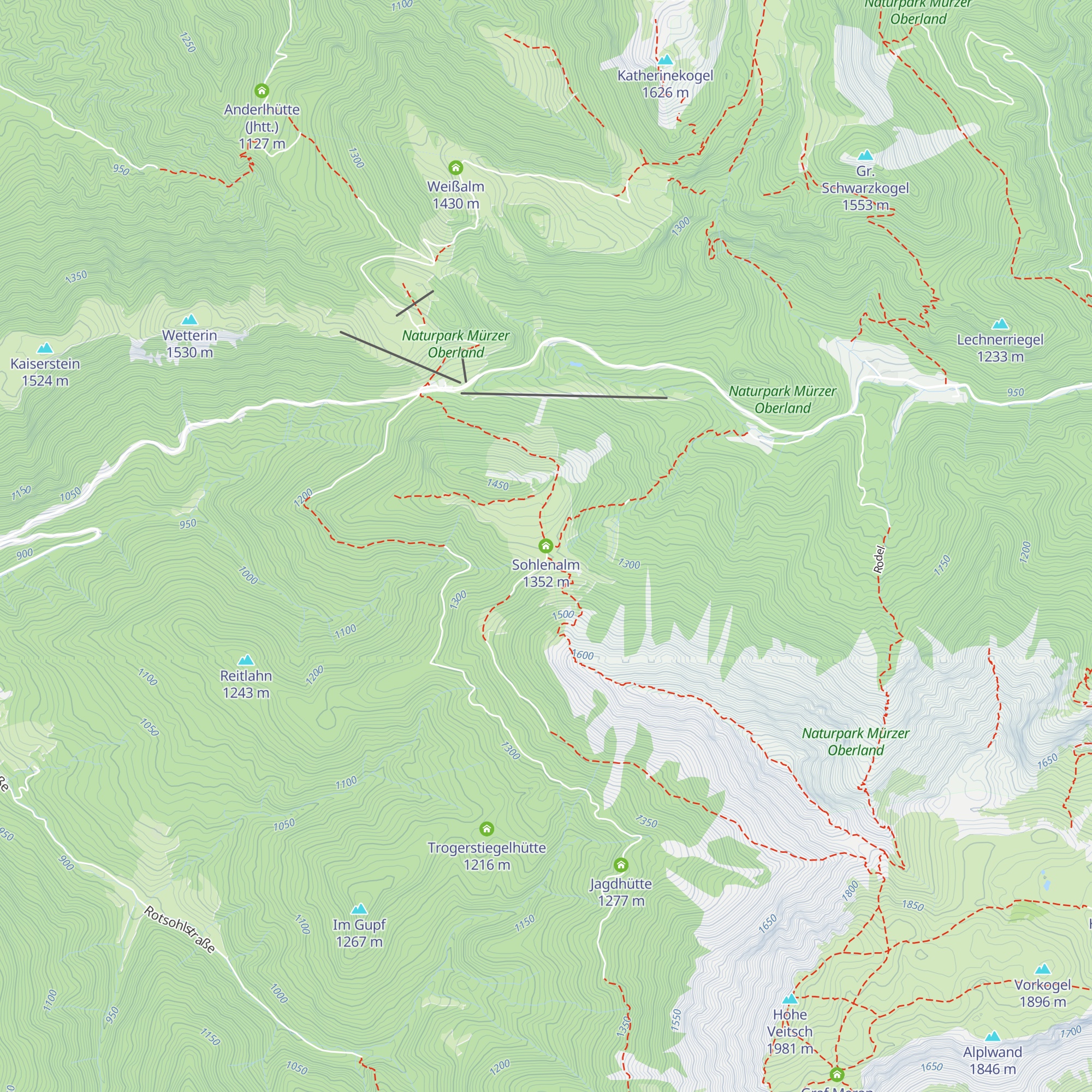 Sohlenalm map