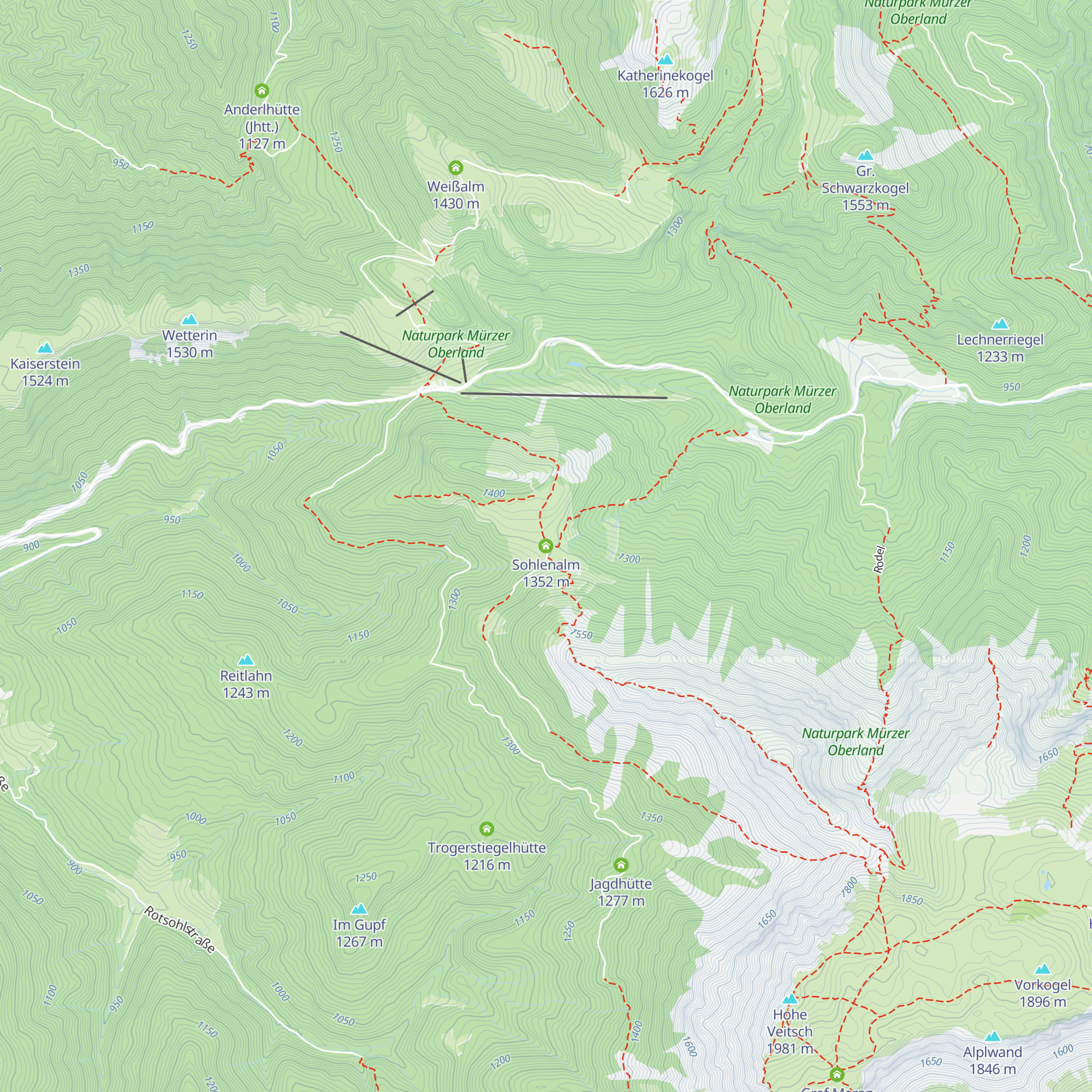 Sohlenalm map