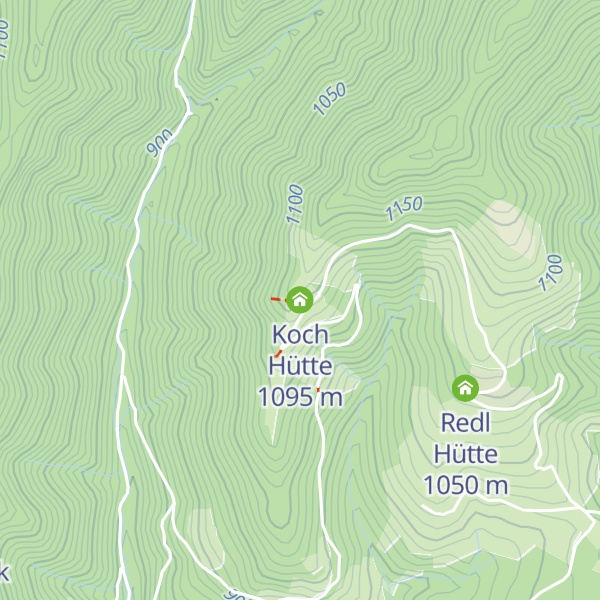 Map of Koch Hütte