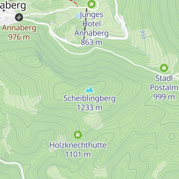 Map of Scheiblingberg