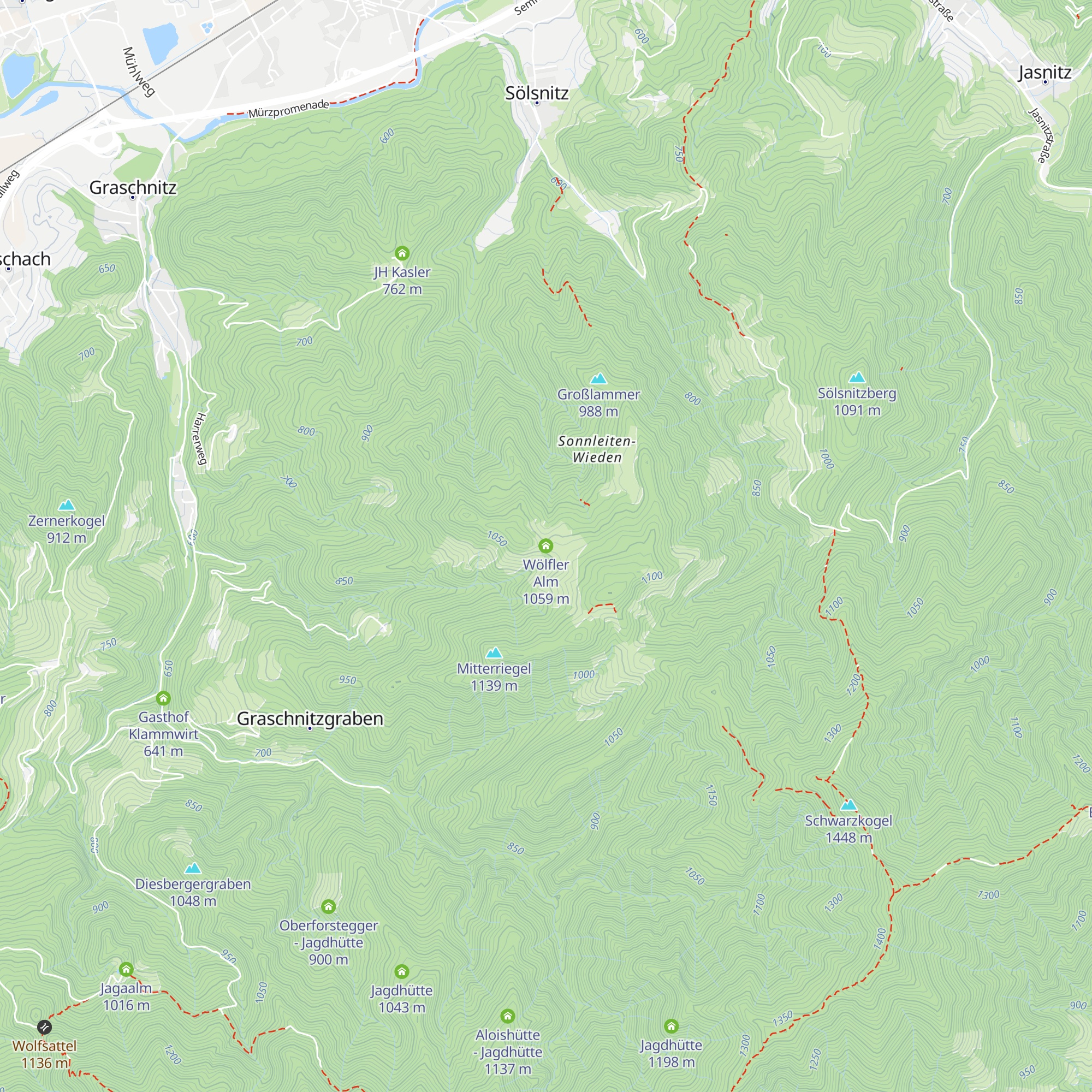 Wölfler Alm map