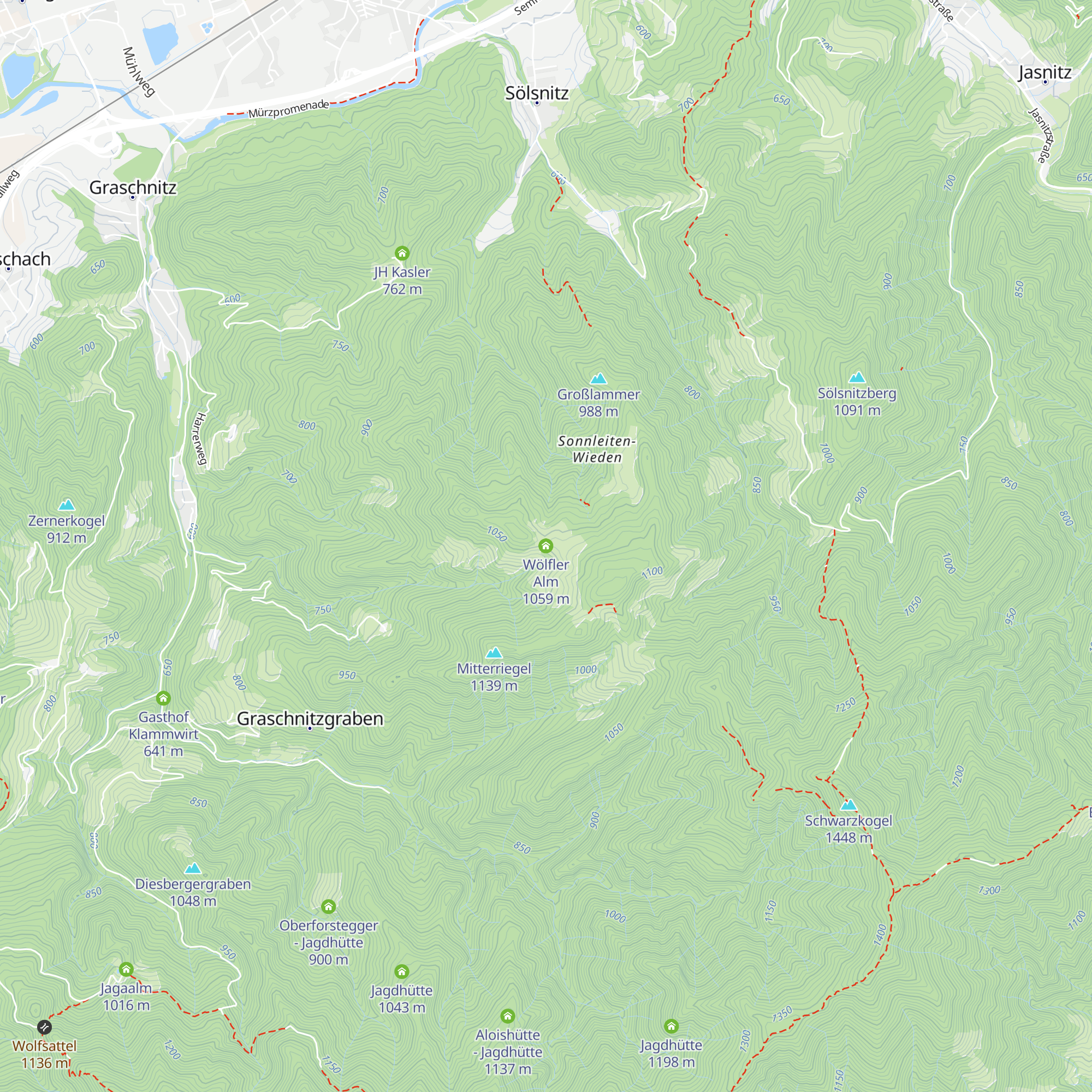 Wölfler Alm map