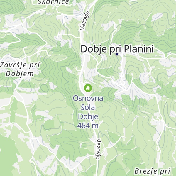 Map of Osnovna šola Dobje