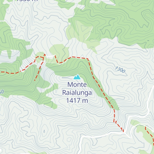 Map of Monte Raialunga