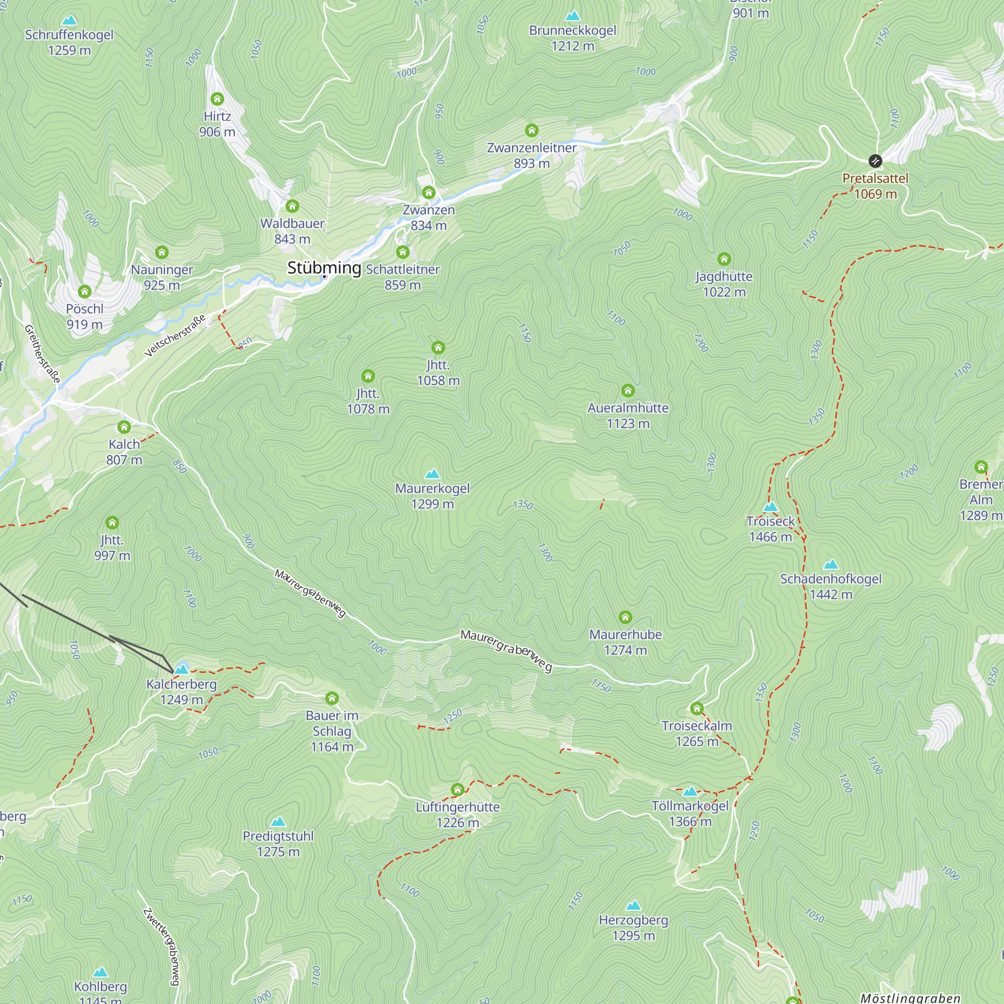 Dirnbacherhube map